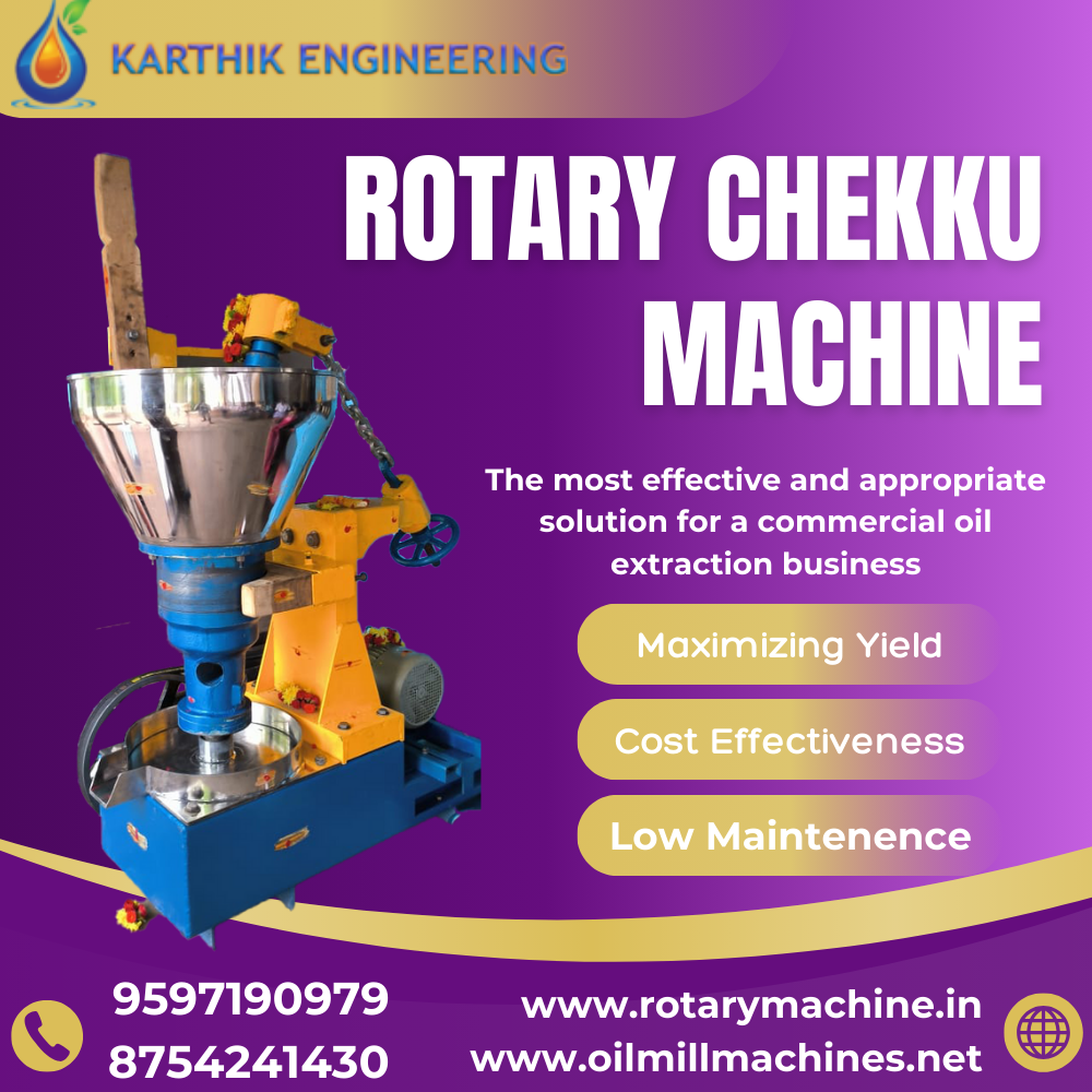 Rotary Chekku Machine in Bangalore