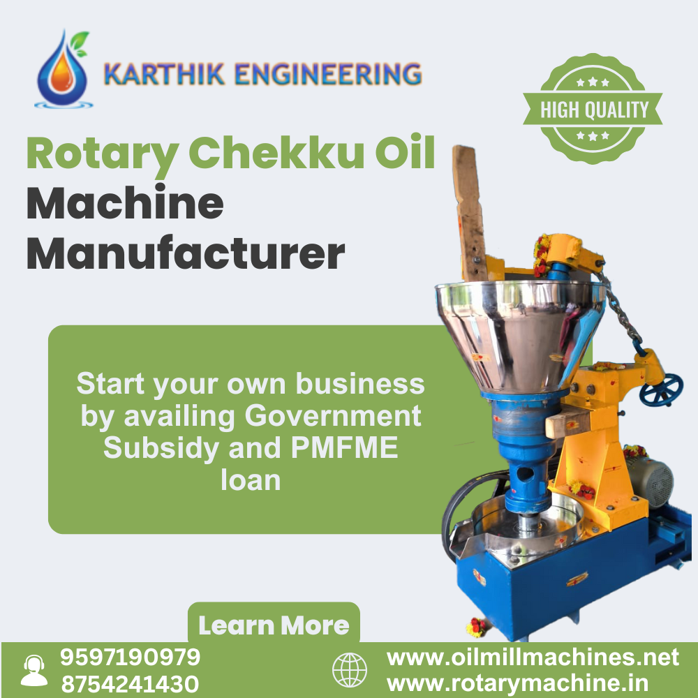 Rotary Chekku Machine in Hyderabad