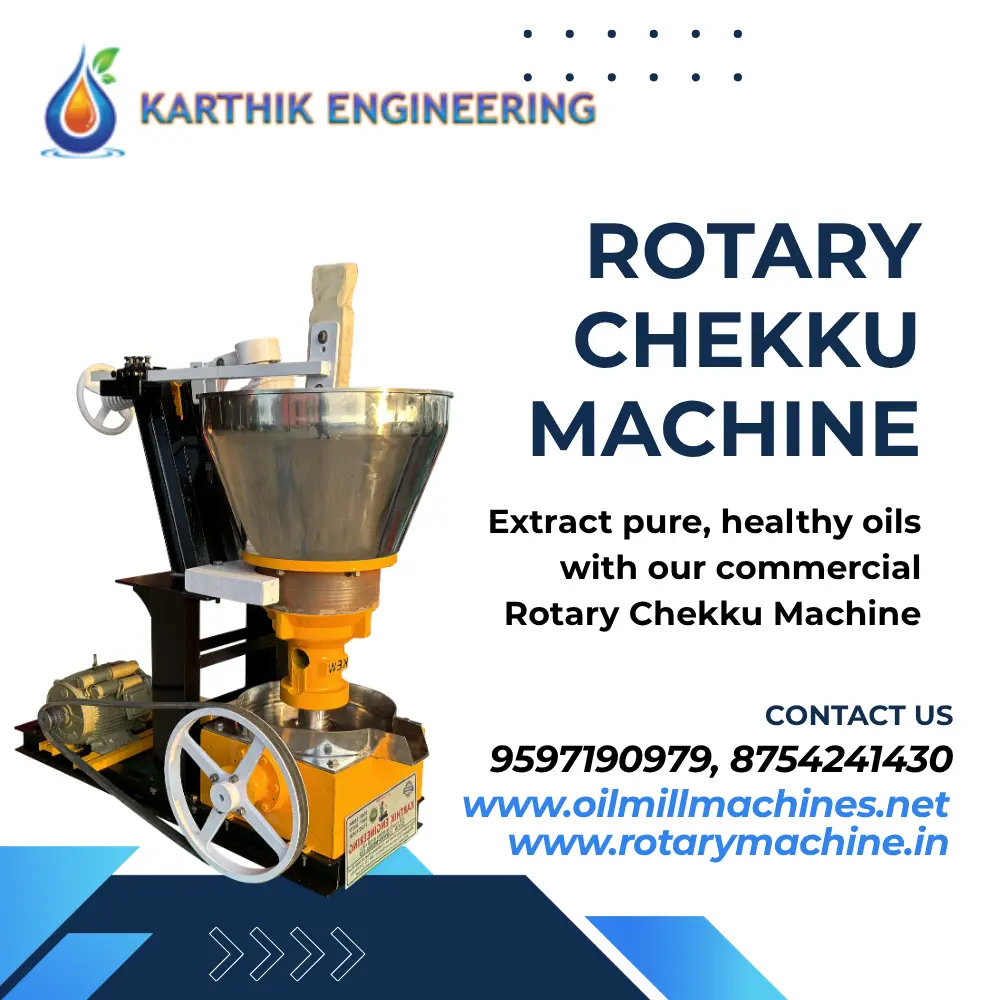 Commercial Chekku Oil Extraction Machine Manufacturer