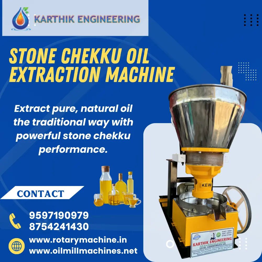 Stone Chekku Oil Extraction Machine Manufacturer